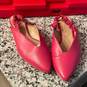 Anthropologie Pink Ruffled Women's Shoes Size EU 41